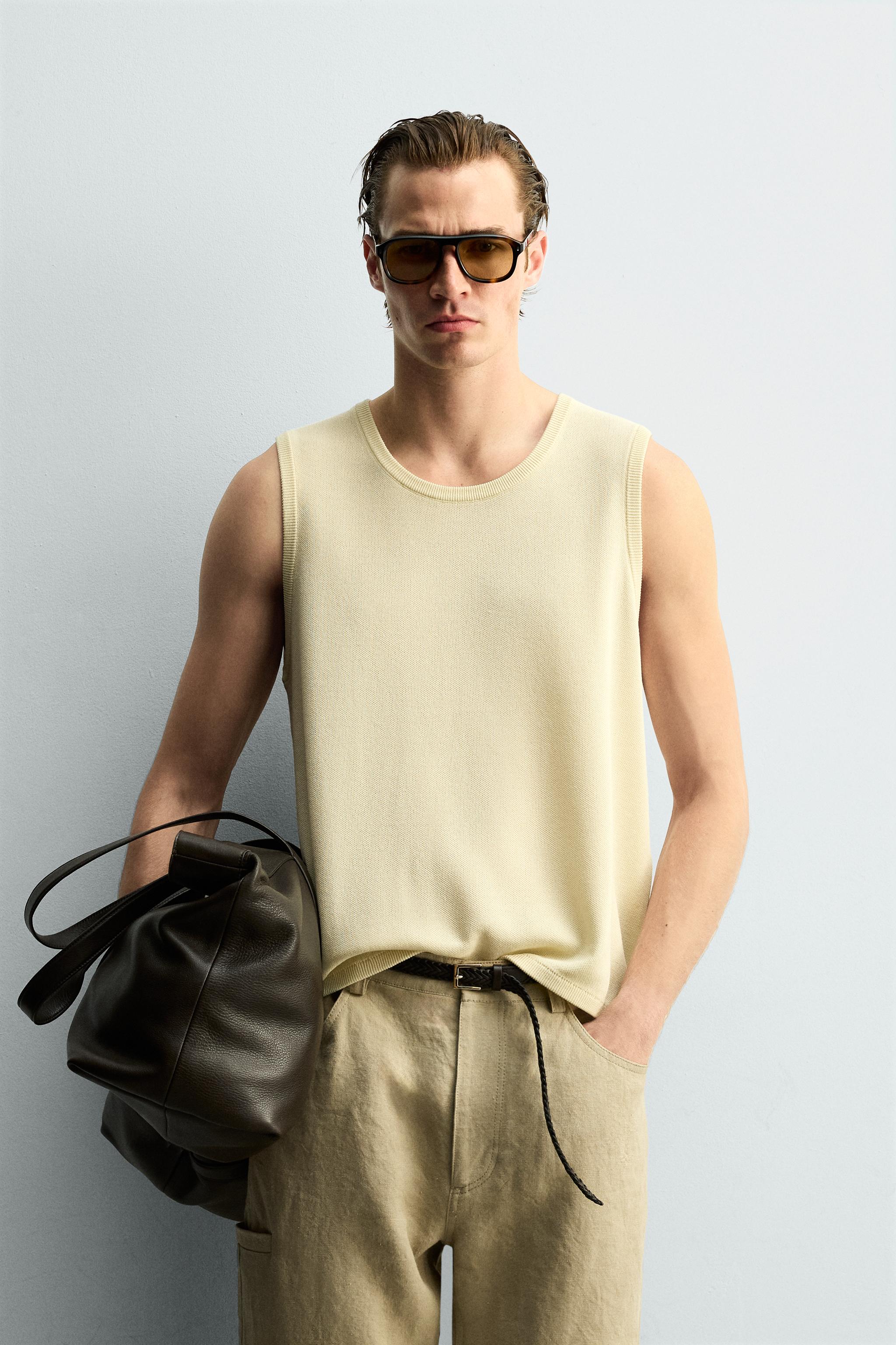 GILET EN MAILLE STRUCTUR